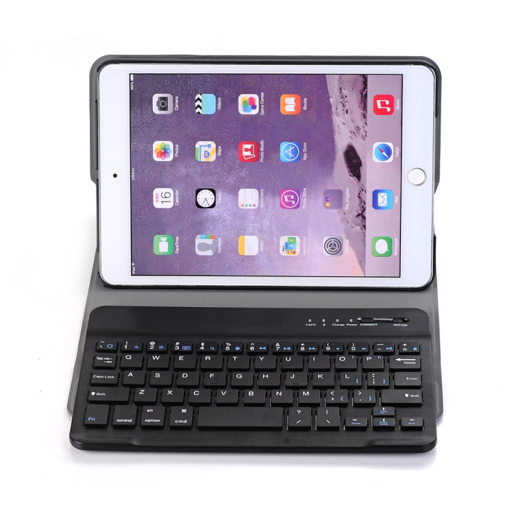 A03 for iPad mini 3 / 2 / 1 Universal Ultra-thin ABS Horizontal Flip Tablet Case + Bluetooth Keyboard(Black) - For iPad mini by buy2fix | Online Shopping UK | buy2fix