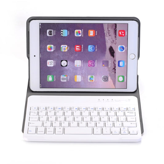 A03 for iPad mini 3 / 2 / 1 Universal Ultra-thin ABS Horizontal Flip Tablet Case + Bluetooth Keyboard(Gold) - For iPad mini by buy2fix | Online Shopping UK | buy2fix