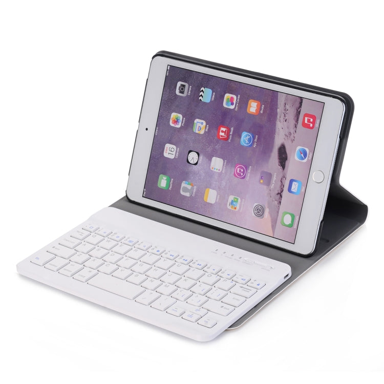 A03 for iPad mini 3 / 2 / 1 Universal Ultra-thin ABS Horizontal Flip Tablet Case + Bluetooth Keyboard(Gold) by buy2fix