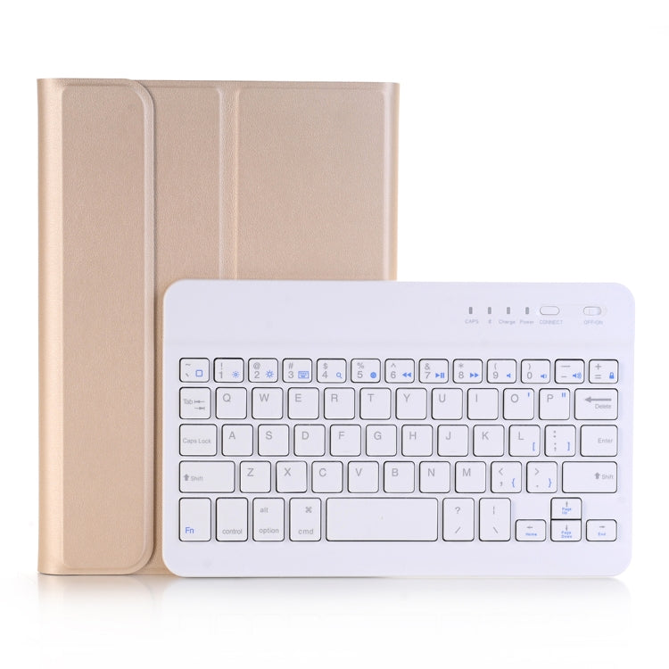 A03 for iPad mini 3 / 2 / 1 Universal Ultra-thin ABS Horizontal Flip Tablet Case + Bluetooth Keyboard(Gold) by buy2fix
