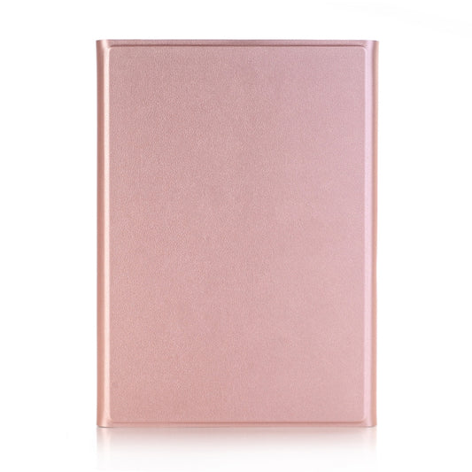 A03 for iPad mini 3 / 2 / 1 Universal Ultra-thin ABS Horizontal Flip Tablet Case + Bluetooth Keyboard(Rose Gold) by buy2fix