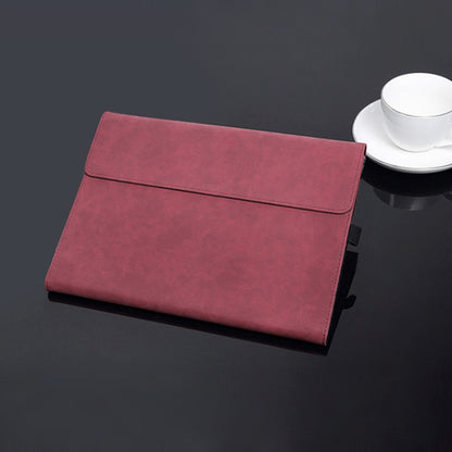 Laptop Bag Case Sleeve Notebook Briefcase Carry Bag for Microsoft Surface Go(Red) - Microsoft by buy2fix | Online Shopping UK | buy2fix