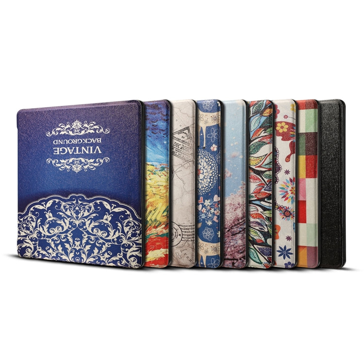 Dibase for Amazon Kindle Oasis 2017 7 inch Print Horizontal Flip PU Leather Protective Case - Amazon by dibase | Online Shopping UK | buy2fix