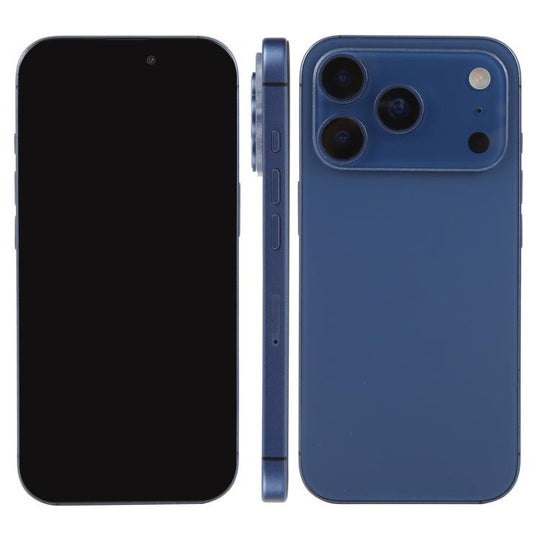 For iPhone 17 Pro Black Screen Non-Working Fake Dummy Display Model (Blue)
