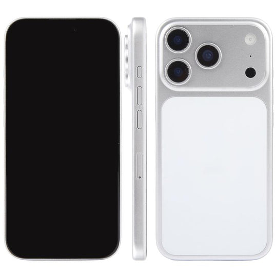 For iPhone 17 Pro Black Screen Non-Working Fake Dummy Display Model (White)