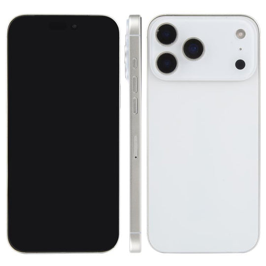 For iPhone 17 Pro Max Black Screen Non-Working Fake Dummy Display Model (White)