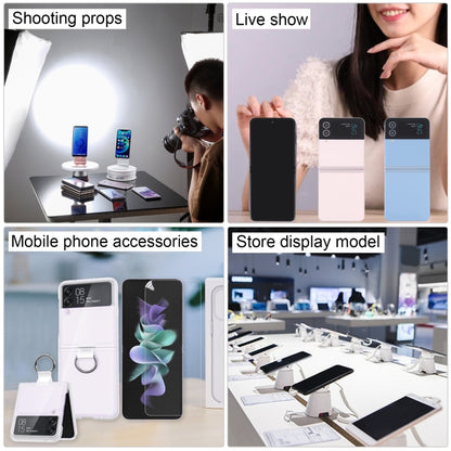 For Samsung Galaxy Z Flip4 Black Screen Non-Working Fake Dummy Display Model(Black) - For Galaxy by buy2fix | Online Shopping UK | buy2fix