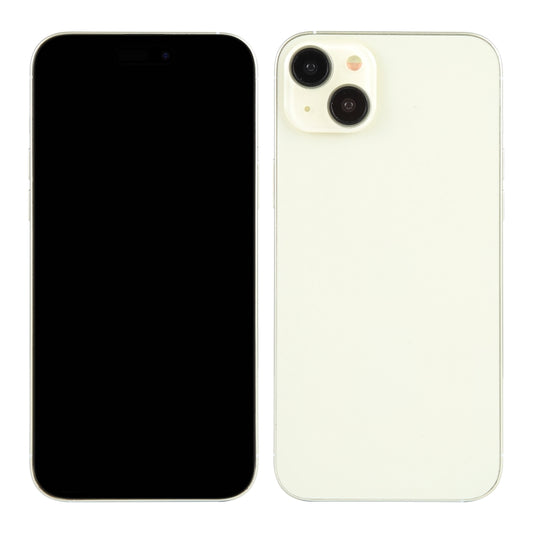 For iPhone 15 Black Screen Non-Working Fake Dummy Display Model (Yellow) by buy2fix