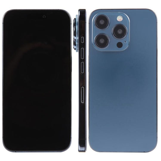 For iPhone 15 Pro Max Black Screen Non-Working Fake Dummy Display Model (Blue)
