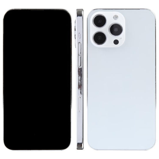 Pour iPhone 15, écran ultra noir, faux modèle d'affichage factice non fonctionnel (blanc)