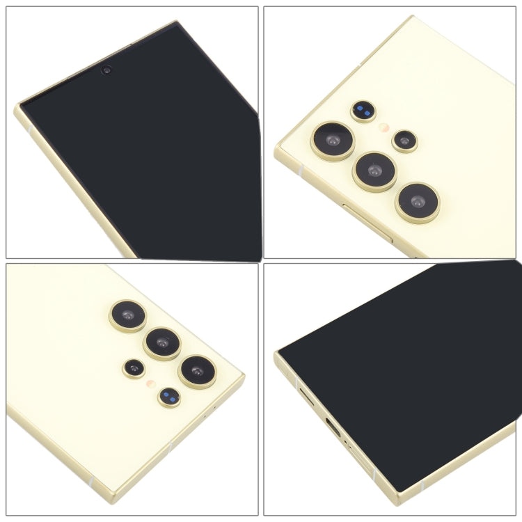 For Samsung Galaxy S24 Ultra 5G Black Screen Non-Working Fake Dummy Display Model (Yellow) - For Galaxy by buy2fix | Online Shopping UK | buy2fix