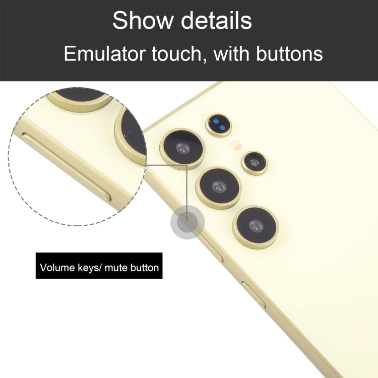 For Samsung Galaxy S24 Ultra 5G Black Screen Non-Working Fake Dummy Display Model (Yellow) - For Galaxy by buy2fix | Online Shopping UK | buy2fix
