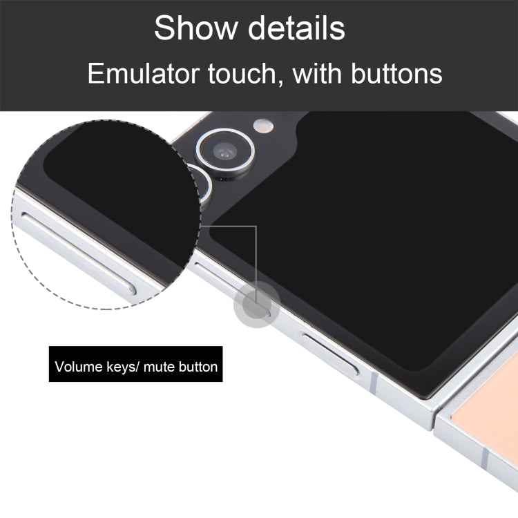 For Samsung Galaxy Z Flip6 Black Screen Non-Working Fake Dummy Display Model (Pink) - For Galaxy by buy2fix | Online Shopping UK | buy2fix