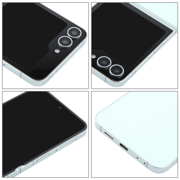 For Samsung Galaxy Z Flip6 Black Screen Non-Working Fake Dummy Display Model (Cyan) - For Galaxy by buy2fix | Online Shopping UK | buy2fix