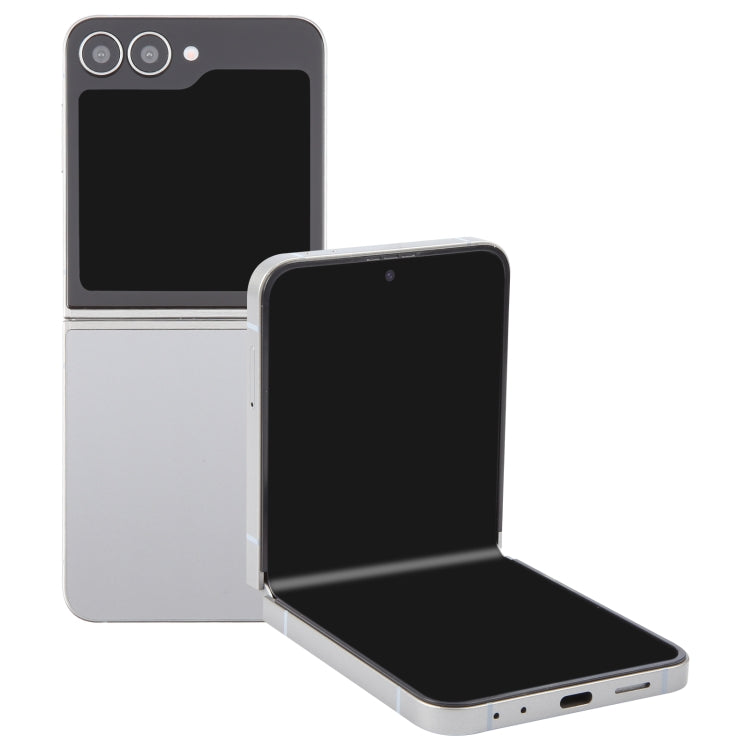 For Samsung Galaxy Z Flip6 Black Screen Non-Working Fake Dummy Display Model (Silver) - For Galaxy by buy2fix | Online Shopping UK | buy2fix