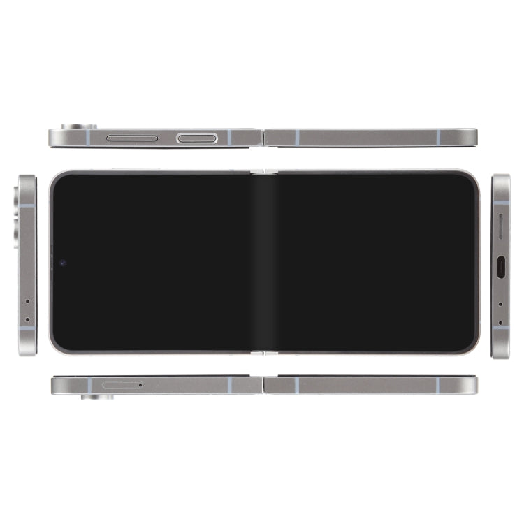 For Samsung Galaxy Z Flip6 Black Screen Non-Working Fake Dummy Display Model (Silver) - For Galaxy by buy2fix | Online Shopping UK | buy2fix