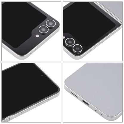 For Samsung Galaxy Z Flip6 Black Screen Non-Working Fake Dummy Display Model (Silver) - For Galaxy by buy2fix | Online Shopping UK | buy2fix