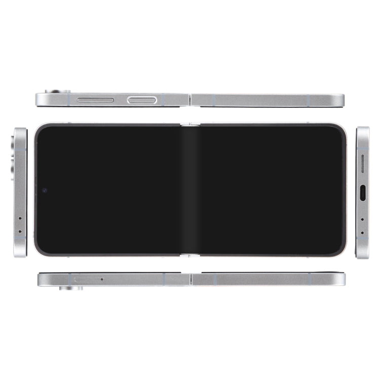 For Samsung Galaxy Z Flip6 Black Screen Non-Working Fake Dummy Display Model (White) - For Galaxy by buy2fix | Online Shopping UK | buy2fix