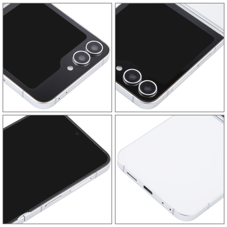 For Samsung Galaxy Z Flip6 Black Screen Non-Working Fake Dummy Display Model (White) - For Galaxy by buy2fix | Online Shopping UK | buy2fix