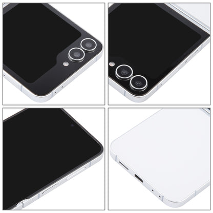 For Samsung Galaxy Z Flip6 Black Screen Non-Working Fake Dummy Display Model (White) - For Galaxy by buy2fix | Online Shopping UK | buy2fix