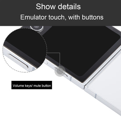 For Samsung Galaxy Z Flip6 Black Screen Non-Working Fake Dummy Display Model (White) - For Galaxy by buy2fix | Online Shopping UK | buy2fix