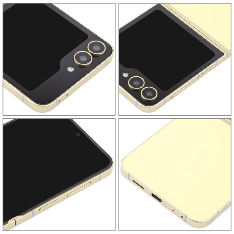 For Samsung Galaxy Z Flip6 Black Screen Non-Working Fake Dummy Display Model (Yellow) - For Galaxy by buy2fix | Online Shopping UK | buy2fix