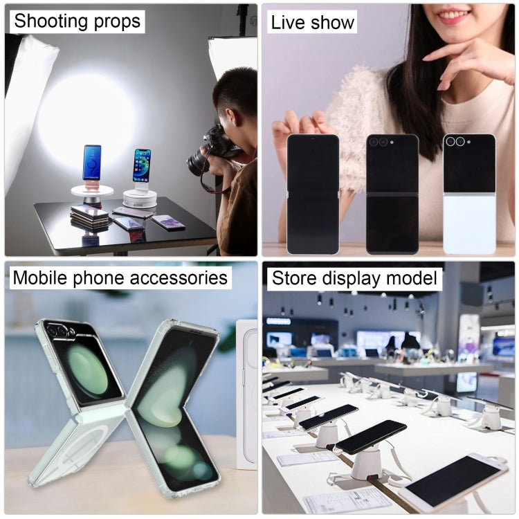 For Samsung Galaxy Z Flip6 Black Screen Non-Working Fake Dummy Display Model (Cyan) - For Galaxy by buy2fix | Online Shopping UK | buy2fix