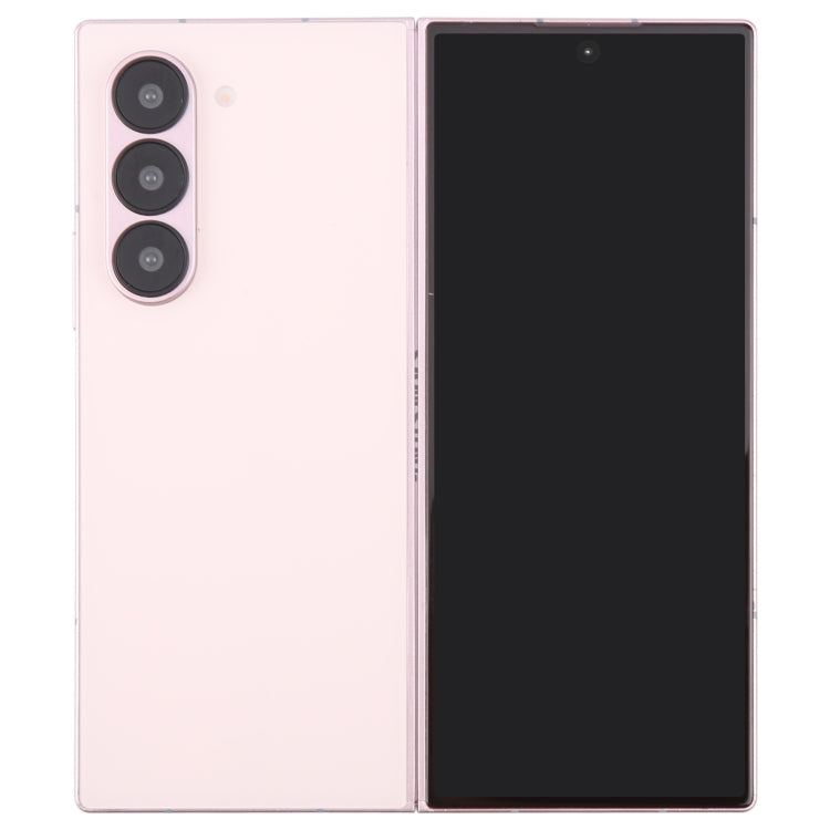 For Samsung Galaxy Z Fold6 Black Screen Non-Working Fake Dummy Display Model (Pink) - For Galaxy by buy2fix | Online Shopping UK | buy2fix