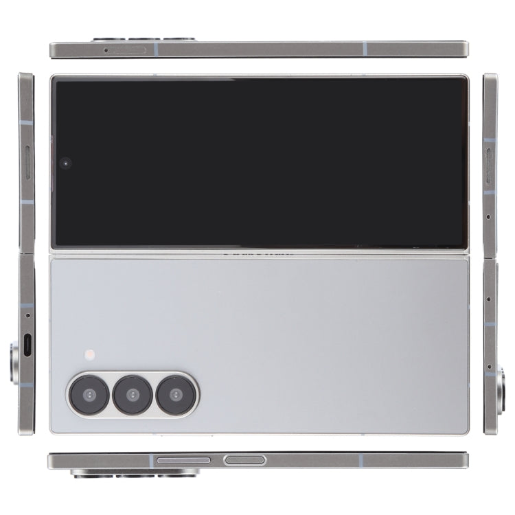 For Samsung Galaxy Z Fold6 Black Screen Non-Working Fake Dummy Display Model (Silver) - For Galaxy by buy2fix | Online Shopping UK | buy2fix