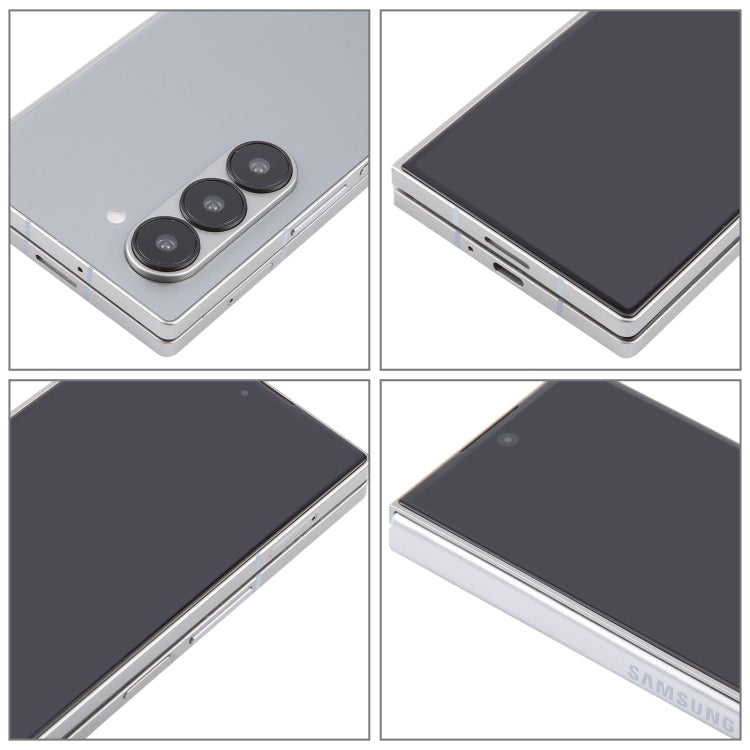 For Samsung Galaxy Z Fold6 Black Screen Non-Working Fake Dummy Display Model (Silver) - For Galaxy by buy2fix | Online Shopping UK | buy2fix
