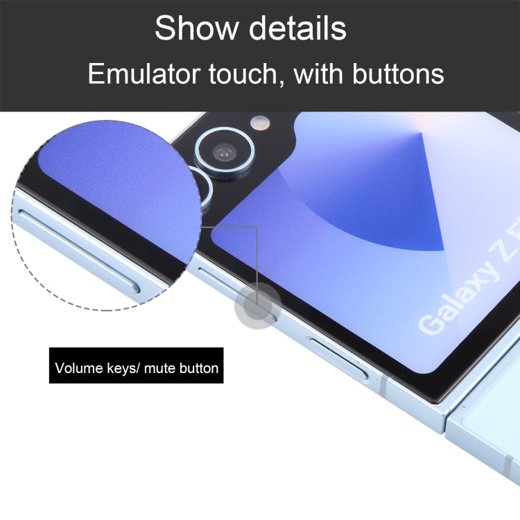 For Samsung Galaxy Z Flip6 Color Screen Non-Working Fake Dummy Display Model (Blue) - For Galaxy by buy2fix | Online Shopping UK | buy2fix