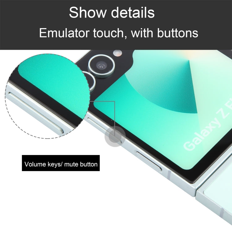 For Samsung Galaxy Z Flip6 Color Screen Non-Working Fake Dummy Display Model (Cyan) - For Galaxy by buy2fix | Online Shopping UK | buy2fix