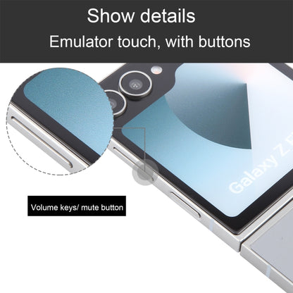 For Samsung Galaxy Z Flip6 Color Screen Non-Working Fake Dummy Display Model (Silver) - For Galaxy by buy2fix | Online Shopping UK | buy2fix