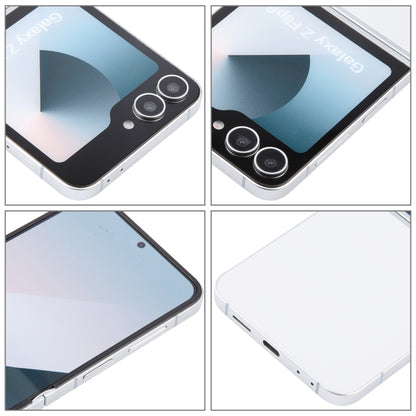 For Samsung Galaxy Z Flip6 Color Screen Non-Working Fake Dummy Display Model (White) - For Galaxy by buy2fix | Online Shopping UK | buy2fix
