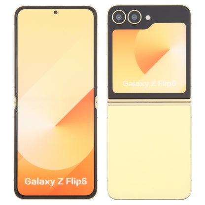 For Samsung Galaxy Z Flip6 Color Screen Non-Working Fake Dummy Display Model (Yellow) - For Galaxy by buy2fix | Online Shopping UK | buy2fix