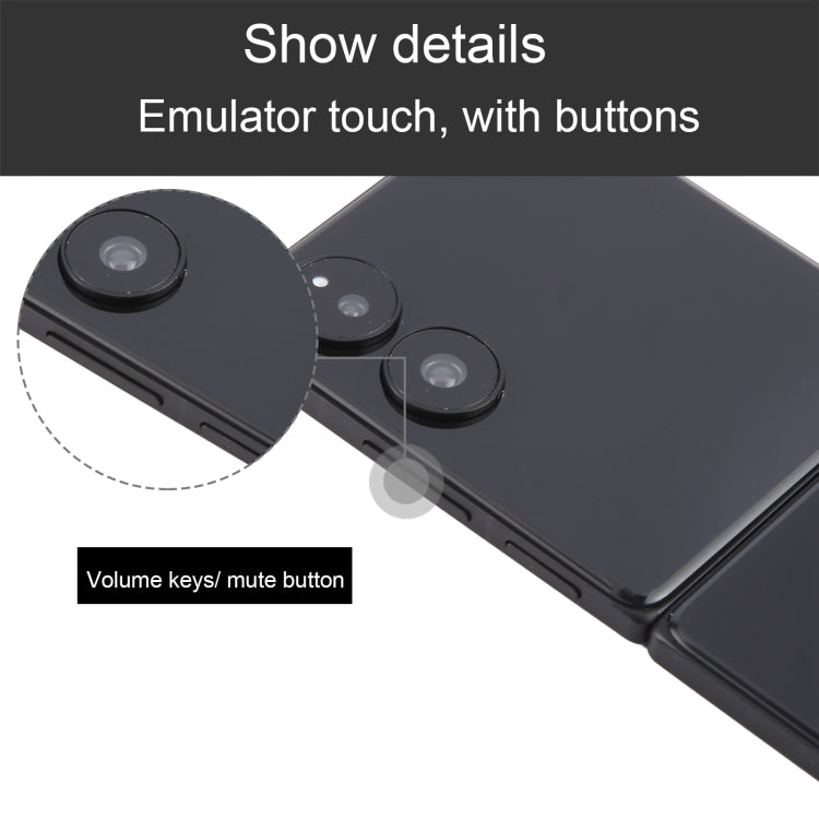 For Xiaomi MIX Flip Black Screen Non-Working Fake Dummy Display Model (Black) - For Xiaomi by buy2fix | Online Shopping UK | buy2fix