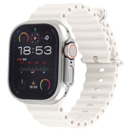 For Apple Watch Ultra 2 49mm Color Screen Non-Working Fake Dummy Display Model (Beige White) - Watch Model by buy2fix | Online Shopping UK | buy2fix