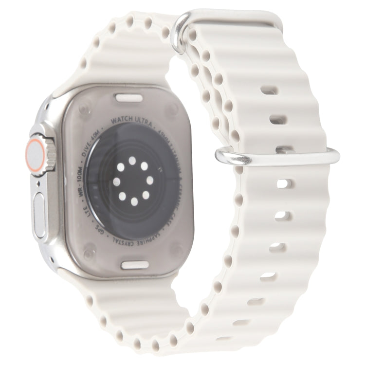 For Apple Watch Ultra 2 49mm Color Screen Non-Working Fake Dummy Display Model (Beige White) - Watch Model by buy2fix | Online Shopping UK | buy2fix