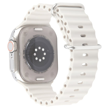 For Apple Watch Ultra 2 49mm Color Screen Non-Working Fake Dummy Display Model (Beige White) - Watch Model by buy2fix | Online Shopping UK | buy2fix