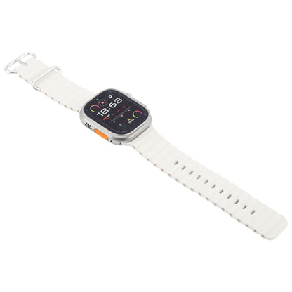 For Apple Watch Ultra 2 49mm Color Screen Non-Working Fake Dummy Display Model (Beige White) - Watch Model by buy2fix | Online Shopping UK | buy2fix