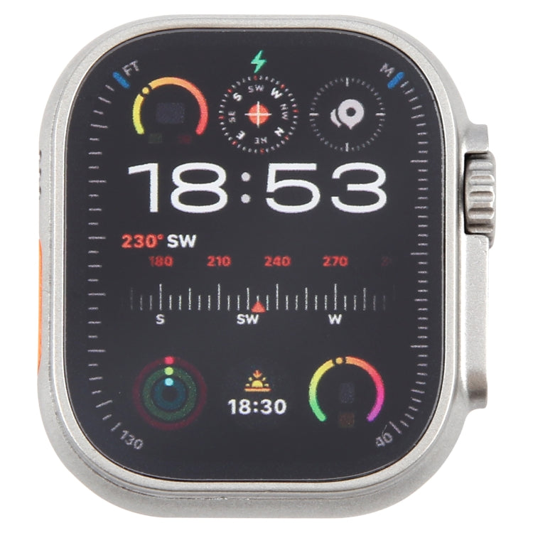 For Apple Watch Ultra 2 49mm Color Screen Non-Working Fake Dummy Display Model (Beige White) - Watch Model by buy2fix | Online Shopping UK | buy2fix