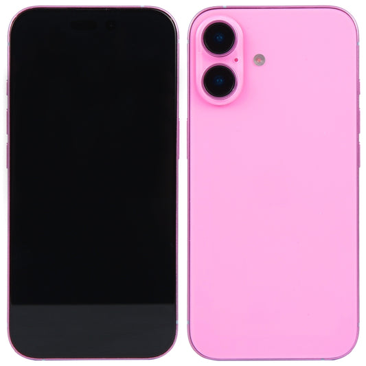 For iPhone 16 Plus Black Screen Non-Working Fake Dummy Display Model (Pink) by buy2fix