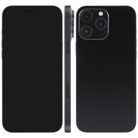 For iPhone 16 Pro Max Black Screen Non-Working Fake Dummy Display Model (Black)