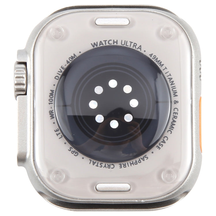 For Apple Watch Ultra 2 49mm Black Screen Non-Working Fake Dummy Display Model (Beige White) - Watch Model by buy2fix | Online Shopping UK | buy2fix