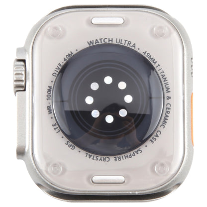 For Apple Watch Ultra 2 49mm Black Screen Non-Working Fake Dummy Display Model (Beige White) - Watch Model by buy2fix | Online Shopping UK | buy2fix