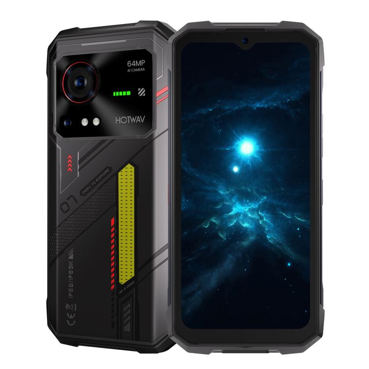 HOTWAV Hyper 7 Rugged Phone, 8GB+256GB, 10800mAh, 6.6 inch Android 14 MediaTek Dimensity 7050 5G, Network: 5G, OTG, NFC (Black) - Other by HOTWAV | Online Shopping UK | buy2fix