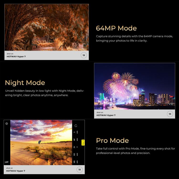 HOTWAV Hyper 7 Rugged Phone, 8GB+256GB, 10800mAh, 6.6 inch Android 14 MediaTek Dimensity 7050 5G, Network: 5G, OTG, NFC (Punk Yellow) - Other by HOTWAV | Online Shopping UK | buy2fix