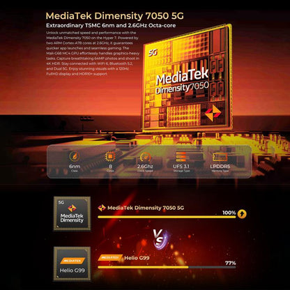 HOTWAV Hyper 7 Rugged Phone, 8GB+256GB, 10800mAh, 6.6 inch Android 14 MediaTek Dimensity 7050 5G, Network: 5G, OTG, NFC (Black) - Other by HOTWAV | Online Shopping UK | buy2fix