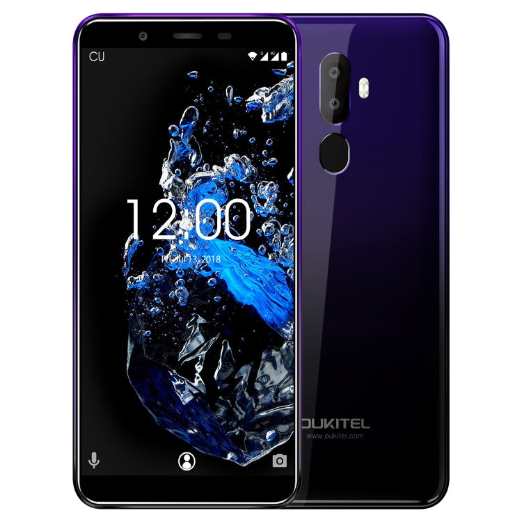 [HK Warehouse] OUKITEL U25 Pro, 4GB+64GB, Dual Back Cameras, Fingerprint Identification, 5.5 inch Android 8.1 MTK6750T Octa Core up to 1.5GHz, Network: 4G, Dual SIM, OTG, OTA(Twilight) - Other by OUKITEL | Online Shopping UK | buy2fix