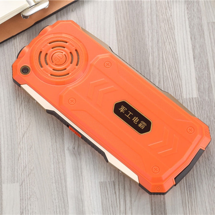 K1 Triple Proofing Elder Phone, Waterproof Shockproof Dustproof, 4800mAh Battery, 2.4 inch, 21 Keys, Bluetooth, LED Flashlight, FM, SOS, Dual SIM, Network: 2G (Orange) - Others by buy2fix | Online Shopping UK | buy2fix